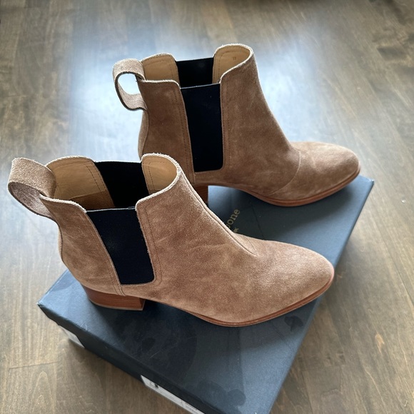 Rag & Bone Walker camel suede boots - Picture 5 of 8